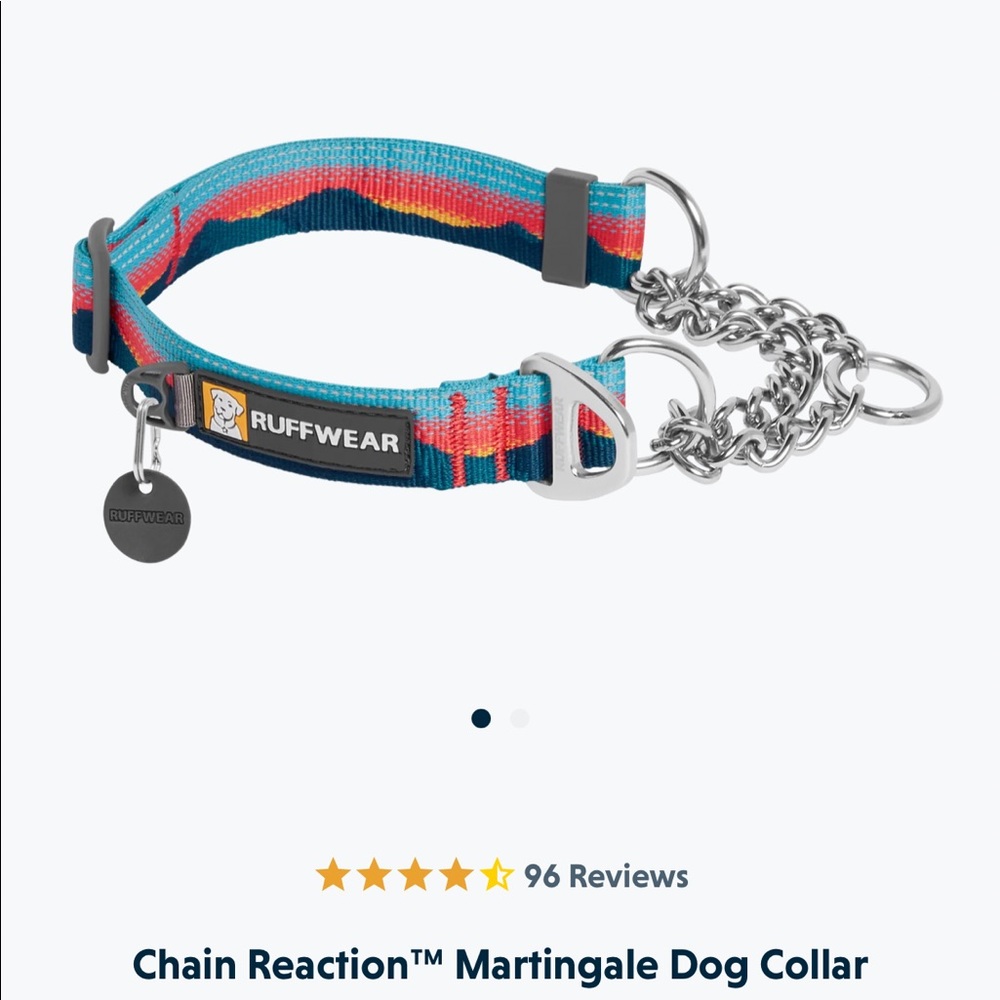 Ruff wear Chain Reaction™ Martingale Dog Collar
Limited Cinch Martingale Small